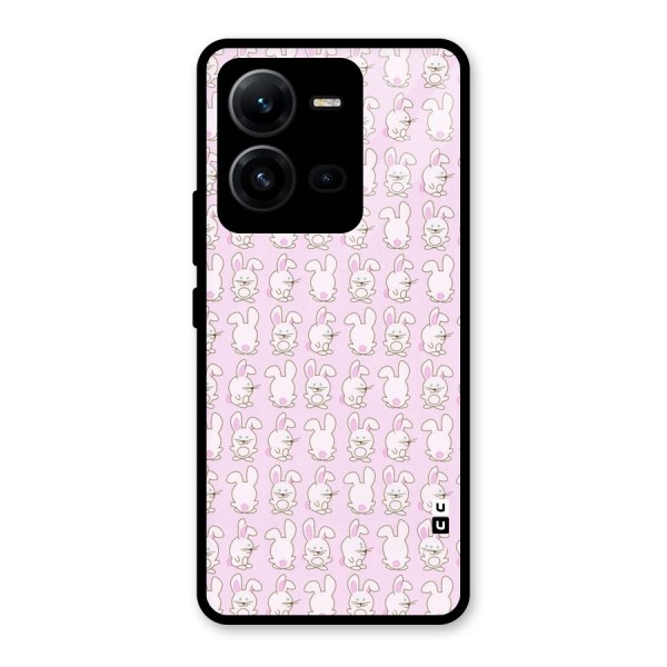 Bunny Cute Glass Back Case for Vivo V25