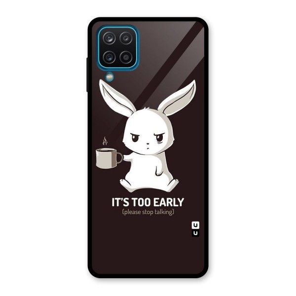 Bunny Early Glass Back Case for Galaxy A12