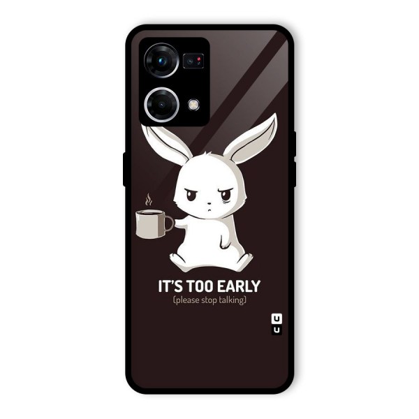 Bunny Early Glass Back Case for Oppo F21 Pro 4G