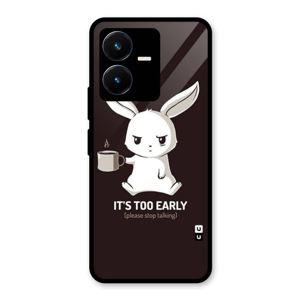 Bunny Early Glass Back Case for Vivo Y22