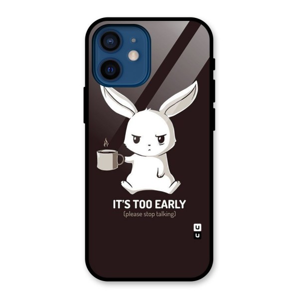 Bunny Early Glass Back Case for iPhone 12 Mini