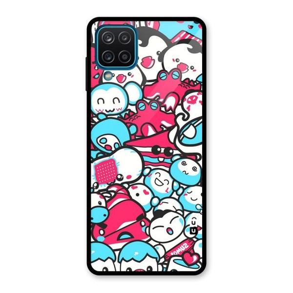 Bunny Quirk Glass Back Case for Galaxy A12