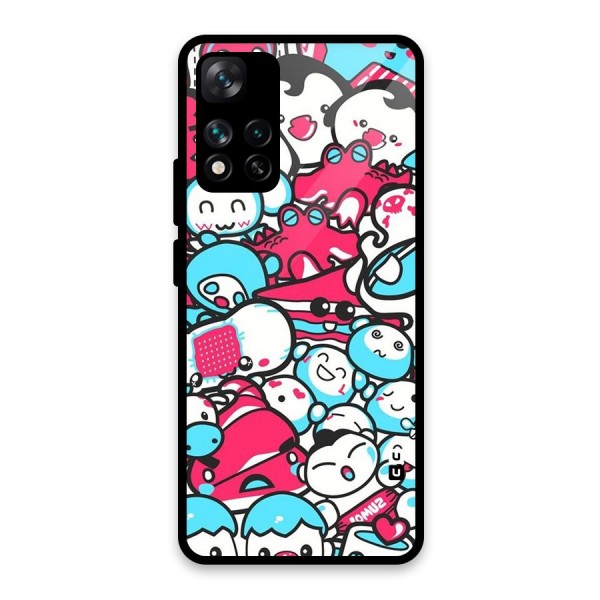 Bunny Quirk Glass Back Case for Xiaomi 11i HyperCharge 5G