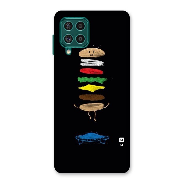 Burger Jump Back Case for Galaxy F62