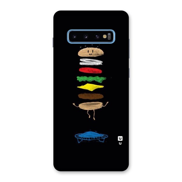 Burger Jump Back Case for Galaxy S10 Plus