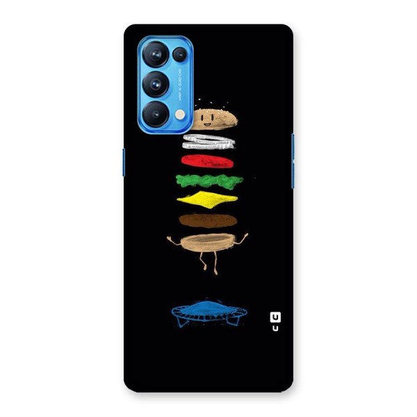 Burger Jump Back Case for Oppo Reno5 Pro 5G