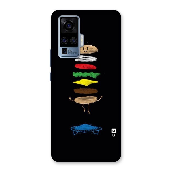 Burger Jump Back Case for Vivo X50 Pro