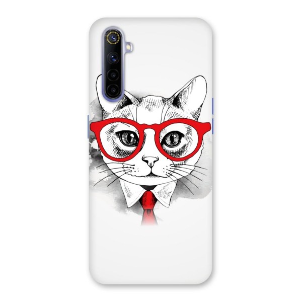 Business Cat Back Case for Realme 6