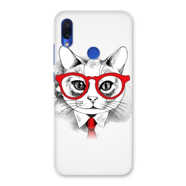 Business Cat Back Case for Redmi Note 7