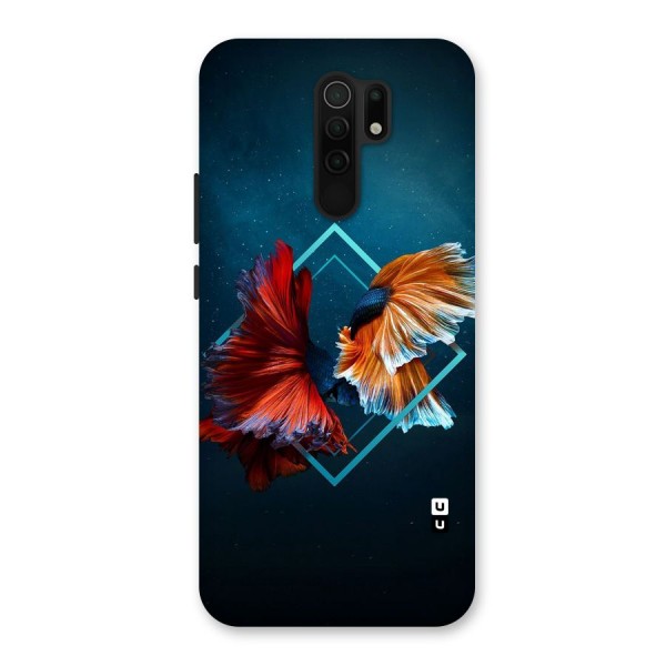 Butterfly Diamond Design Back Case for Redmi 9 Prime