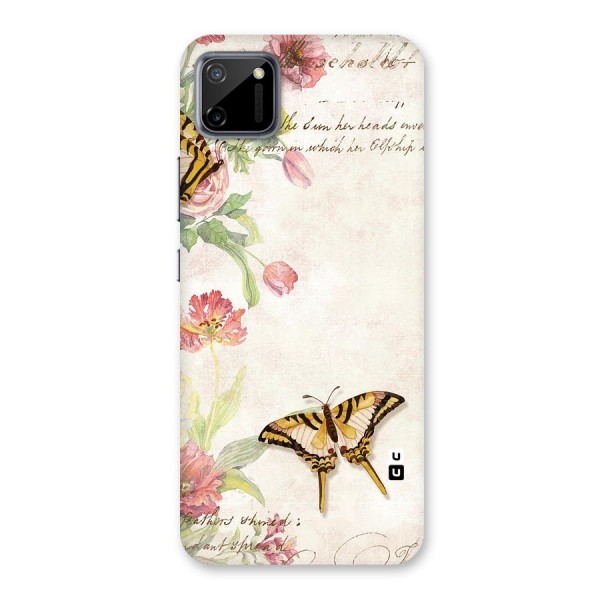 Butterfly Floral Back Case for Realme C11