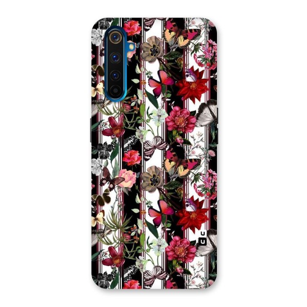 Butterfly Flowers Back Case for Realme 6 Pro