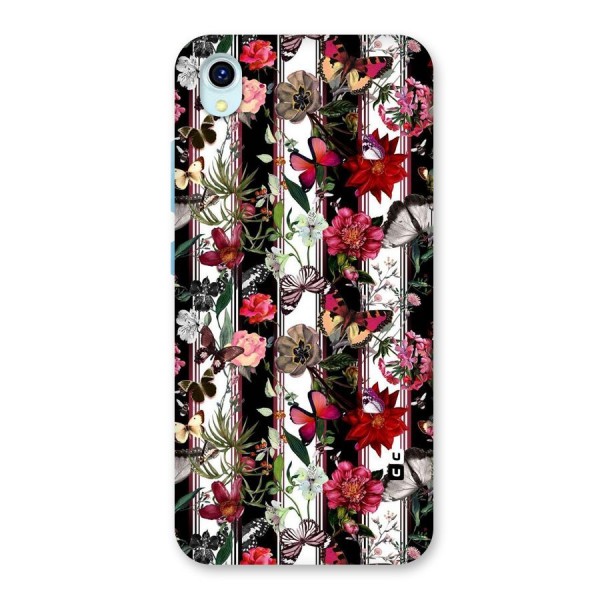 Butterfly Flowers Back Case for Vivo Y1s