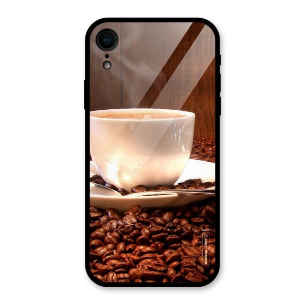 Caffeine Beans Glass Back Case for XR