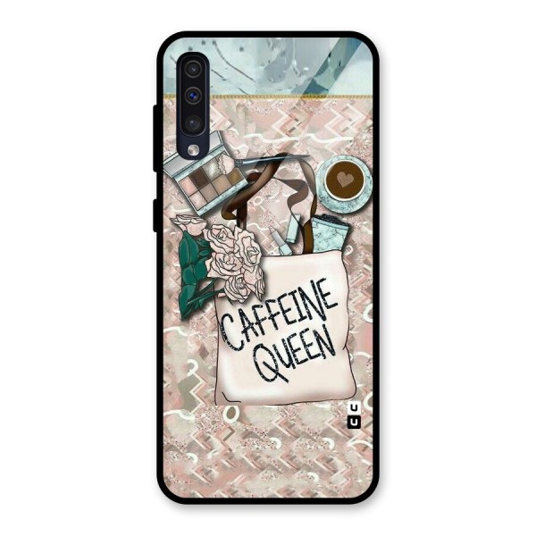 Caffeine Queen Glass Back Case for Galaxy A50s