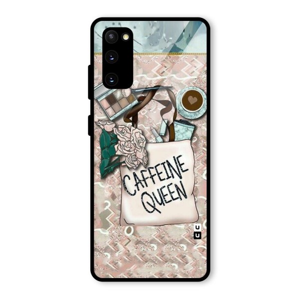 Caffeine Queen Glass Back Case for Galaxy S20 FE 5G