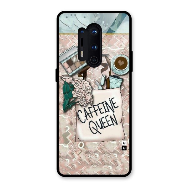 Caffeine Queen Glass Back Case for OnePlus 8 Pro