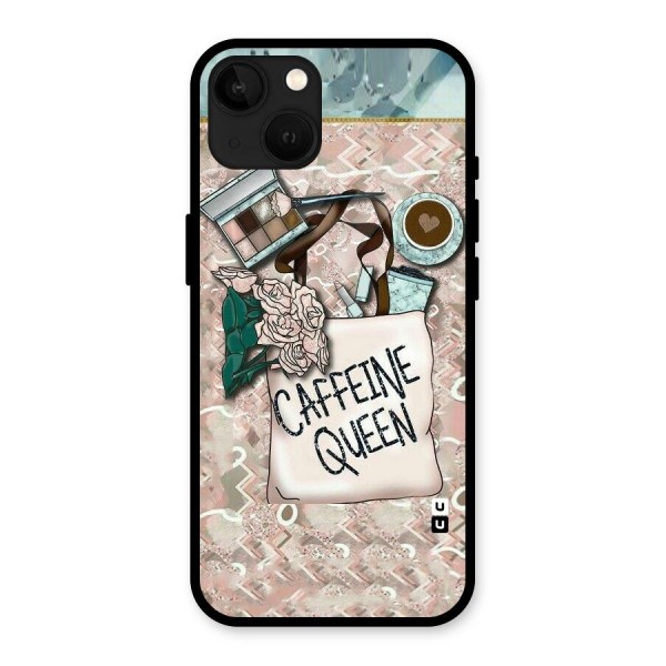 Caffeine Queen Glass Back Case for iPhone 13