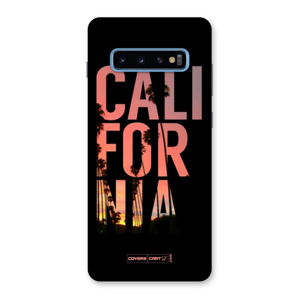 California Back Case for Galaxy S10 Plus