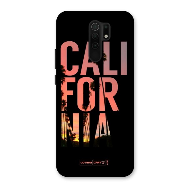 California Back Case for Redmi 9 Prime