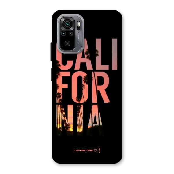 California Back Case for Redmi Note 10