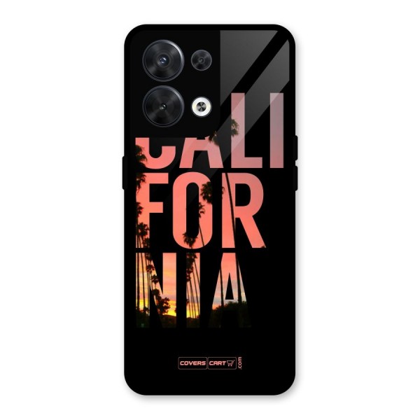 California Glass Back Case for Oppo Reno8 5G