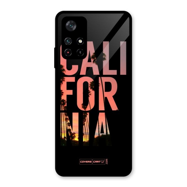 California Glass Back Case for Poco M4 Pro 5G