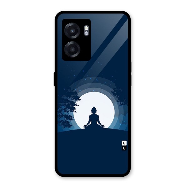 Calm Meditation Glass Back Case for Oppo K10 (5G)