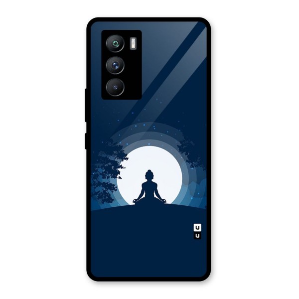 Calm Meditation Glass Back Case for Vivo iQOO 9 SE