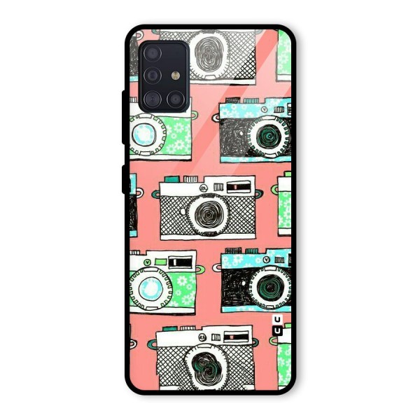 Cam Art Loving Glass Back Case for Galaxy A51