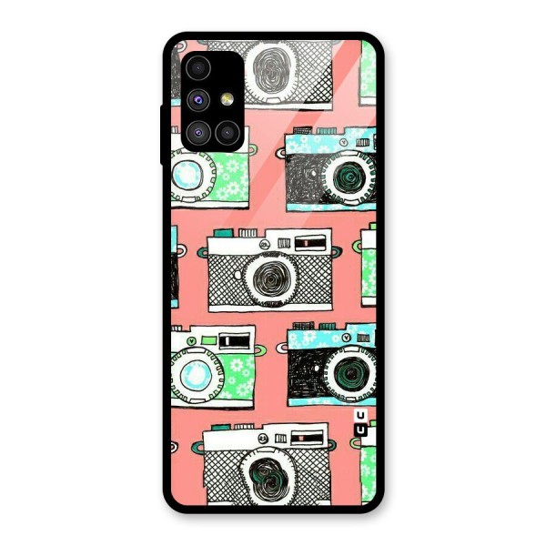 Cam Art Loving Glass Back Case for Galaxy M51