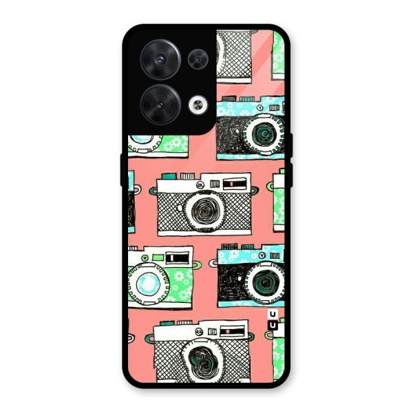 Cam Art Loving Glass Back Case for Oppo Reno8 5G