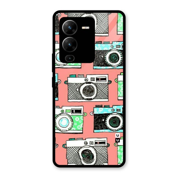 Cam Art Loving Glass Back Case for Vivo V25 Pro