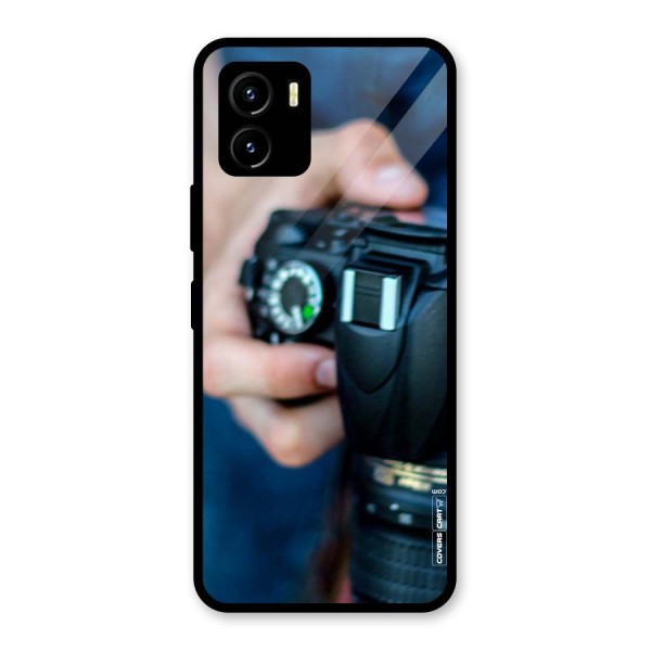 Camera Love Glass Back Case for Vivo Y15s