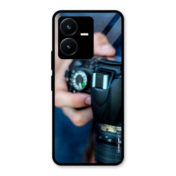 Camera Love Glass Back Case for Vivo Y22