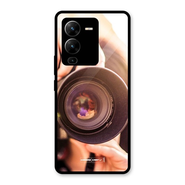 Camera Lovers Glass Back Case for Vivo V25 Pro