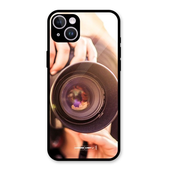 Camera Lovers Glass Back Case for iPhone 14 Plus