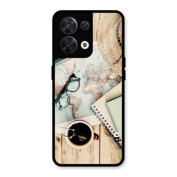 Camera Notebook Glass Back Case for Oppo Reno8 5G