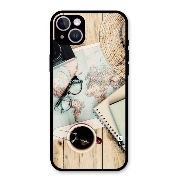 Camera Notebook Glass Back Case for iPhone 14 Plus