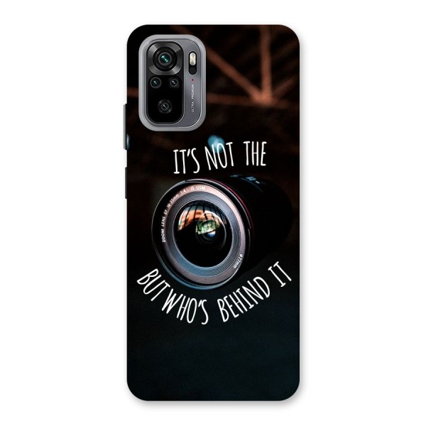 Camera Quote Back Case for Redmi Note 10