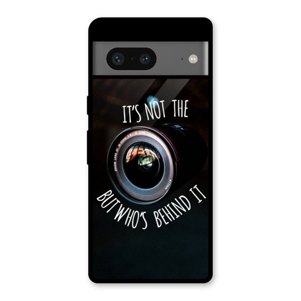 Camera Quote Glass Back Case for Google Pixel 7