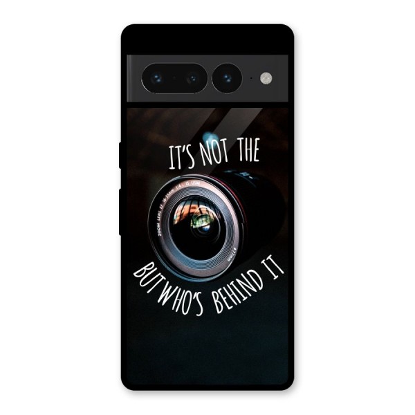 Camera Quote Glass Back Case for Google Pixel 7 Pro