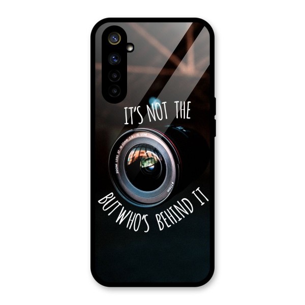 Camera Quote Glass Back Case for Realme 6