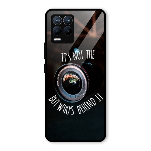 Camera Quote Glass Back Case for Realme 8 Pro