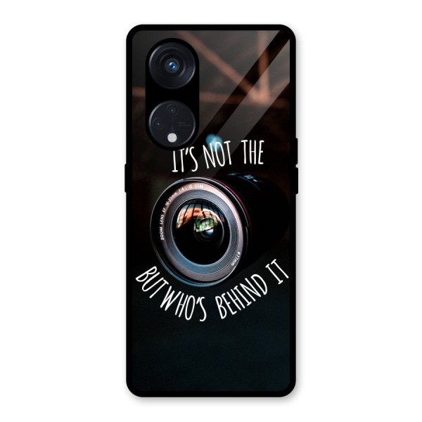 Camera Quote Glass Back Case for Reno8 T 5G