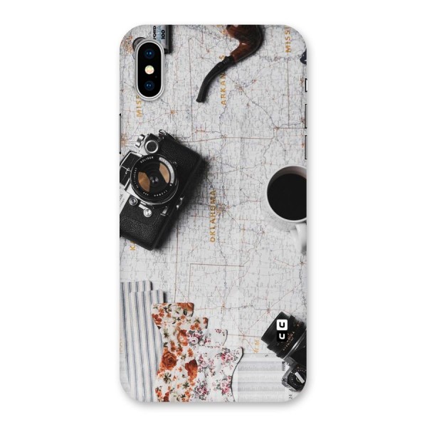 Camera Smoky Pipe Back Case for iPhone X