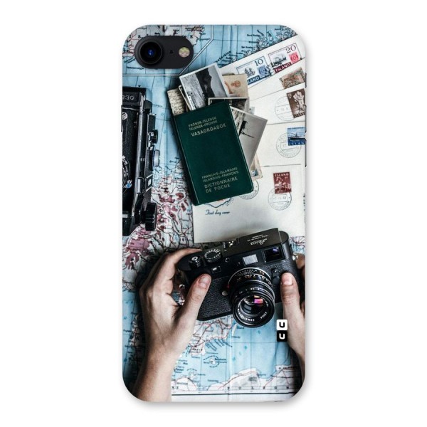 Camera and Postcards Back Case for iPhone SE 2020