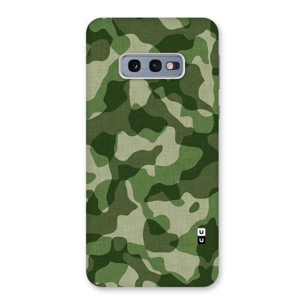 Camouflage Pattern Art Back Case for Galaxy S10e