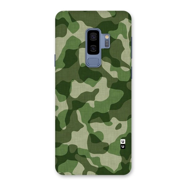 Camouflage Pattern Art Back Case for Galaxy S9 Plus