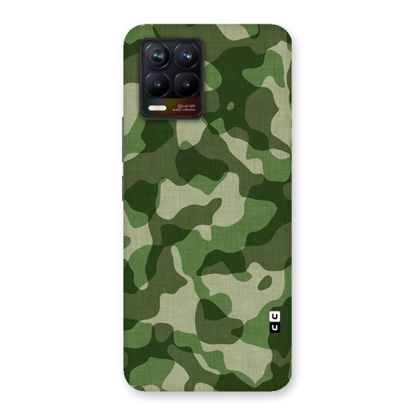 Camouflage Pattern Art Back Case for Realme 8